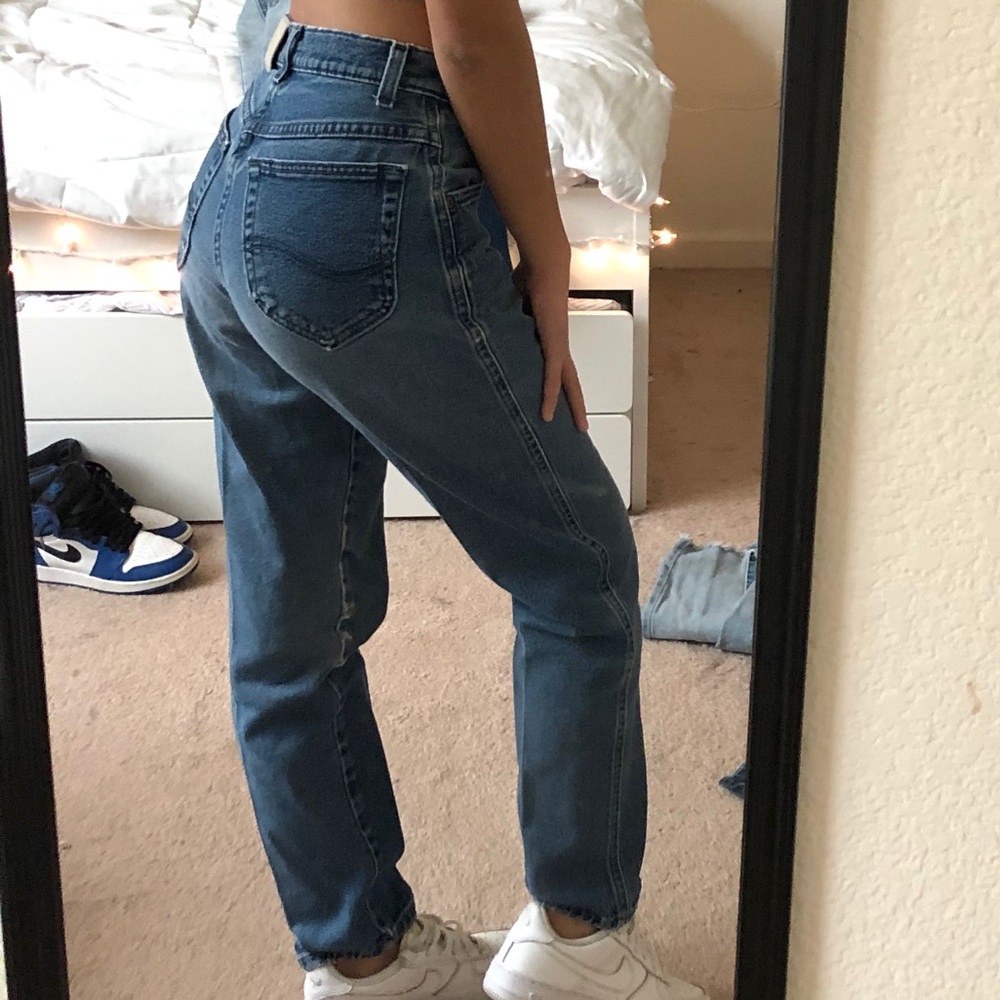 vintage lee mom jeans